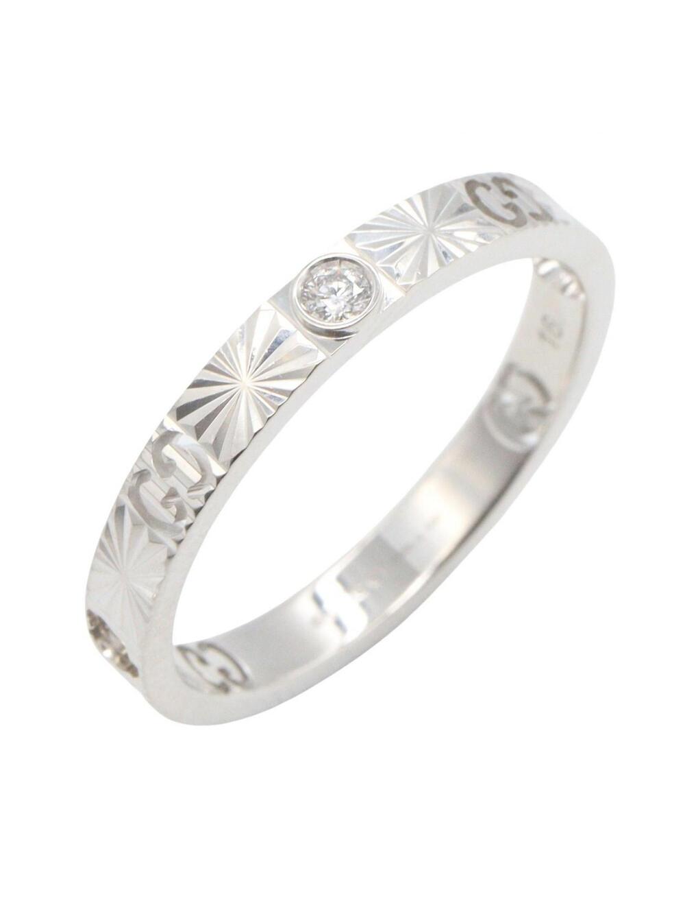 Gucci Icon Heart 1P Diamond Ring 18K #360147G10B